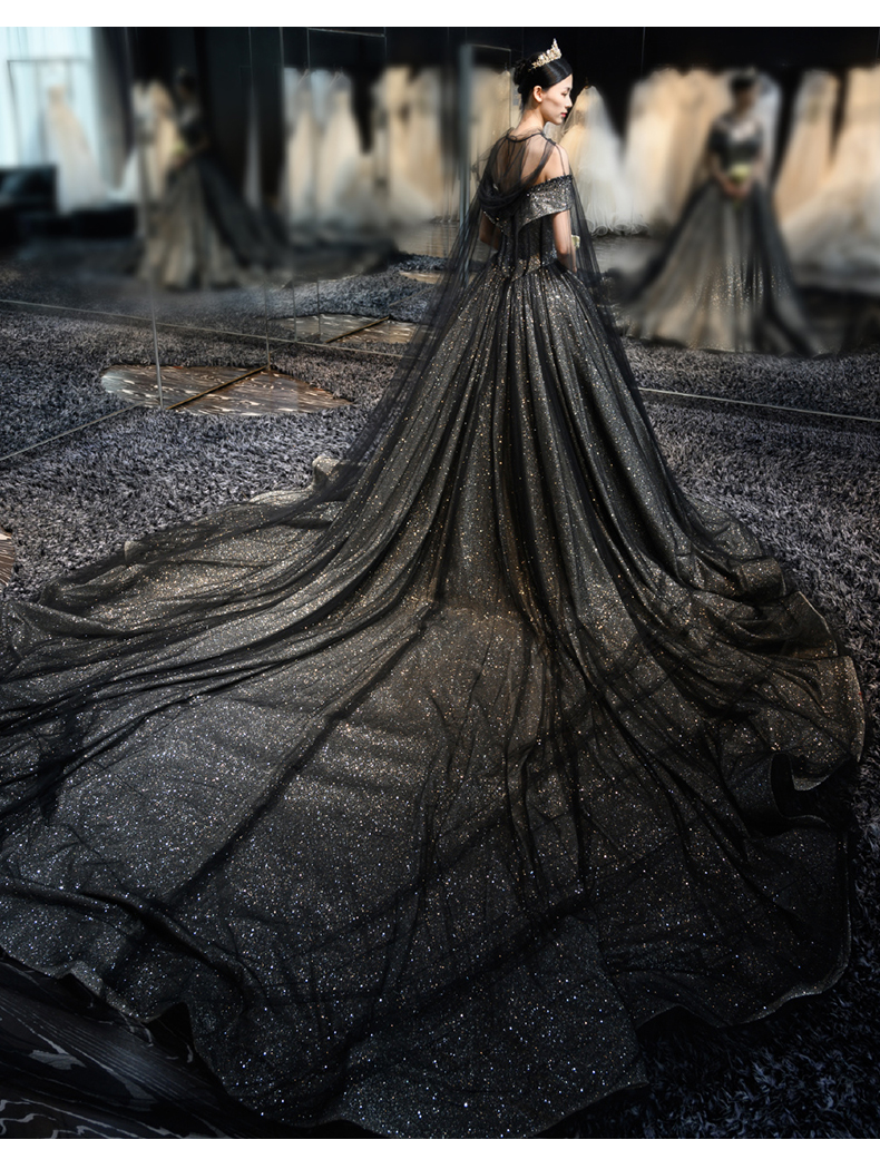 21 Mẫu váy cưới màu đen ấn tượng – Tu Linh Boutique