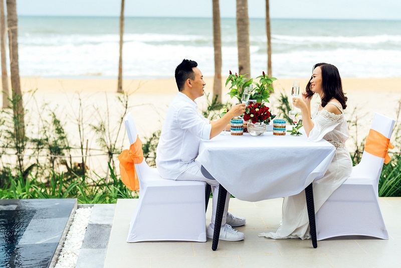 Tiệc cưới kết hợp tuần trăng mật ngọt ngào tại Novotel Phu Quoc Resort