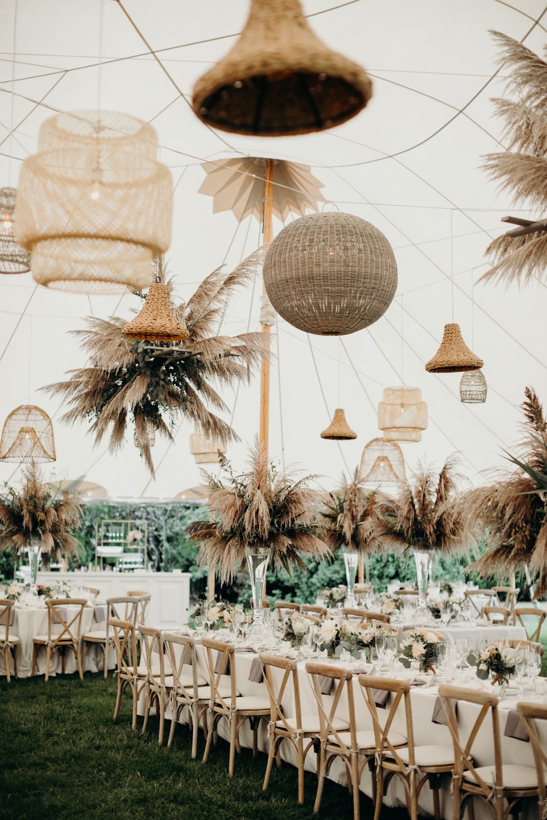 Gợi ý trang trí tiệc cưới phong cách Bohemian