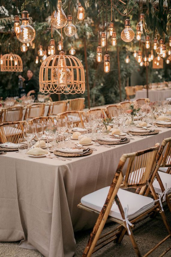 Gợi ý trang trí tiệc cưới phong cách Bohemian