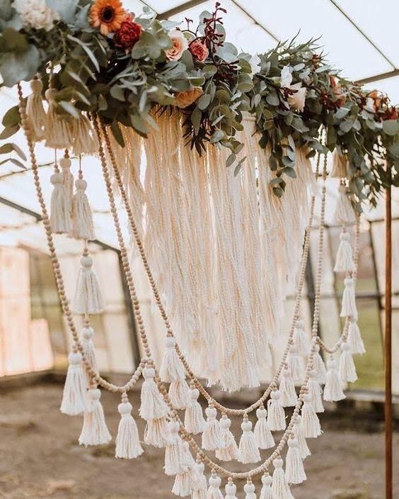 Gợi ý trang trí tiệc cưới phong cách Bohemian