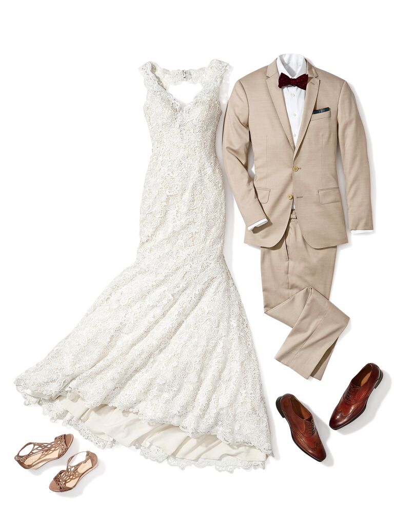 Váy cưới cô dâu theo phong cách Rustic Wedding Marry
