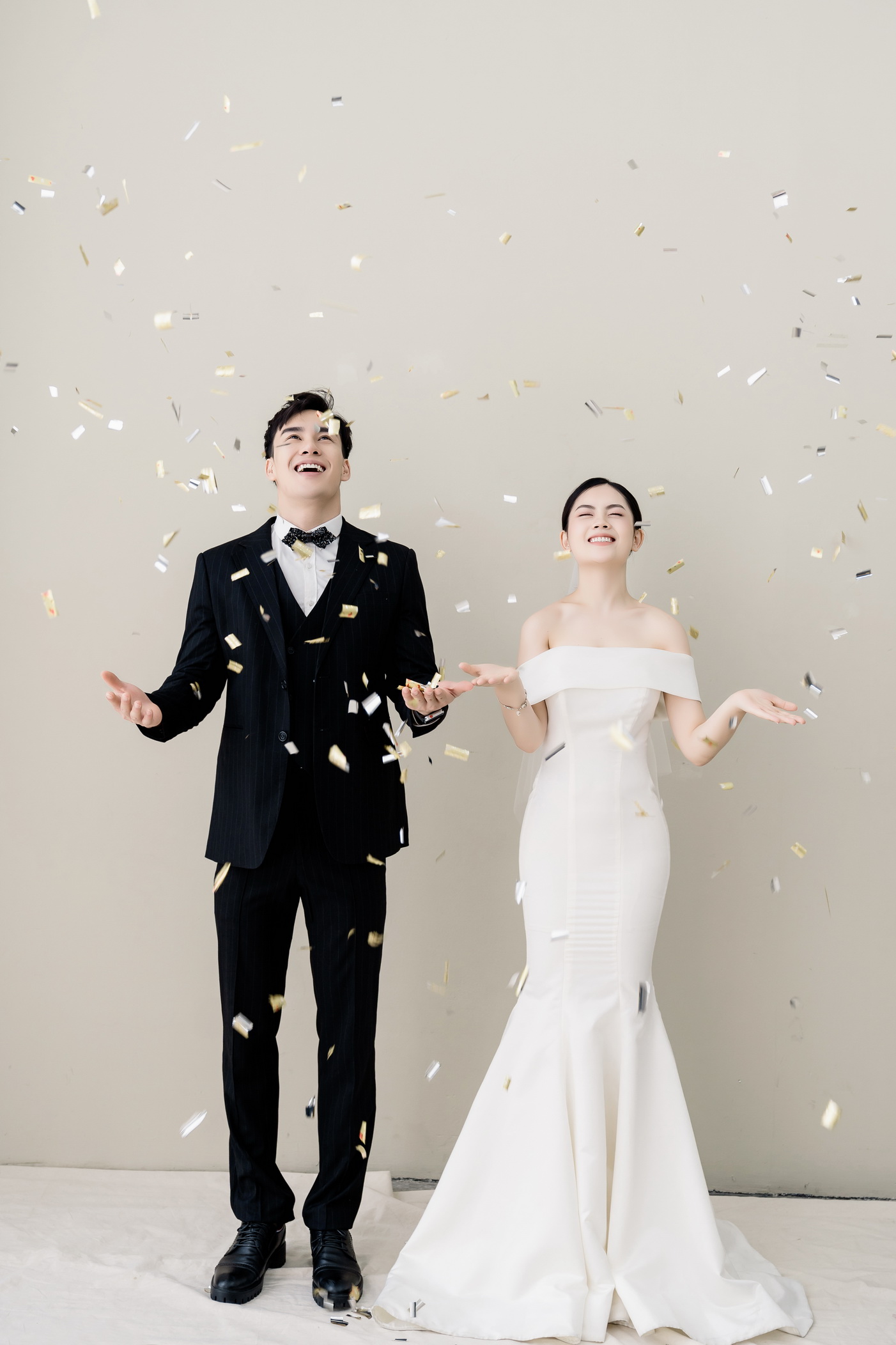 xu hướng chụp ảnh cưới trong studio