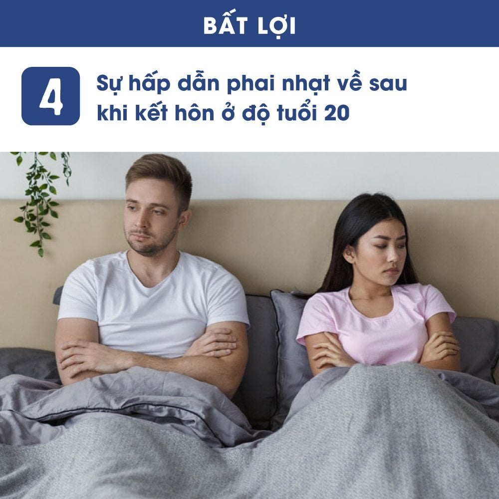 lời và hại khi kết hôn ở độ tuổi 20 và 30