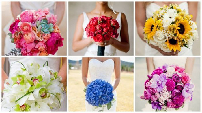 Ý nghĩa của những màu sắc hoa trang trí đám cưới