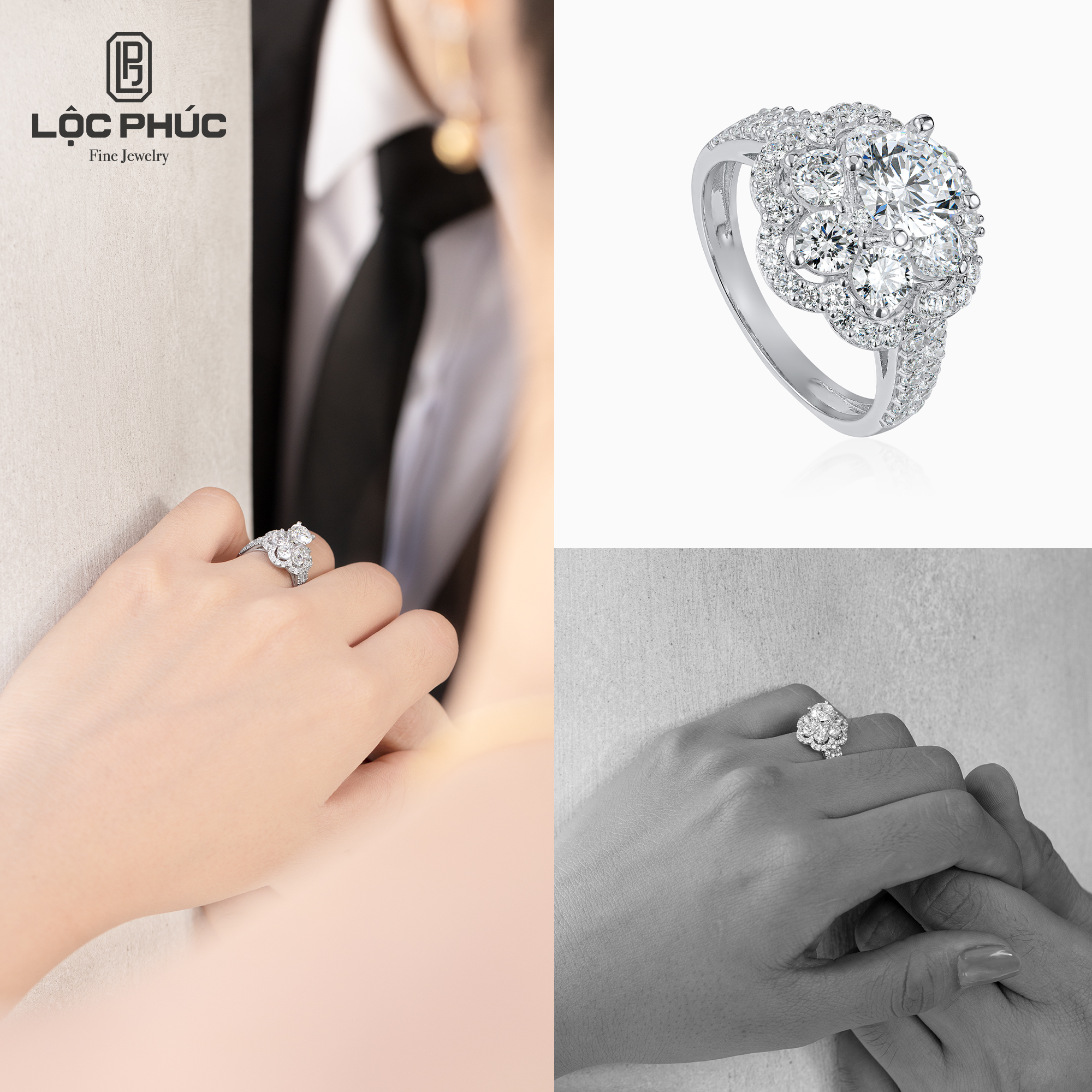 Lộc Phúc trình làng bộ sưu tập nhẫn cầu hôn cho hạnh phúc trọn vẹn