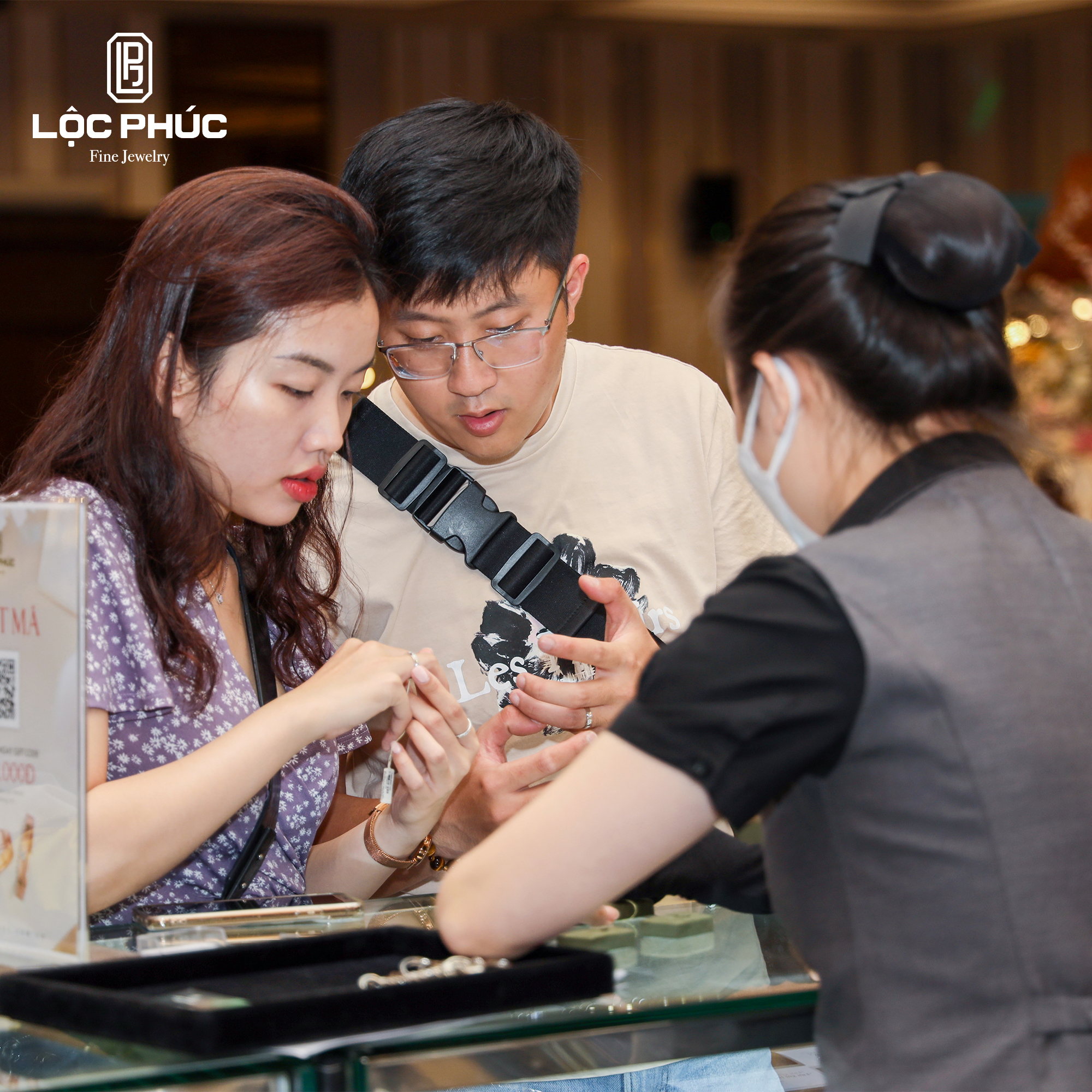 Hơn 800 cặp đôi tin tưởng chọn nhẫn cưới Lộc Phúc