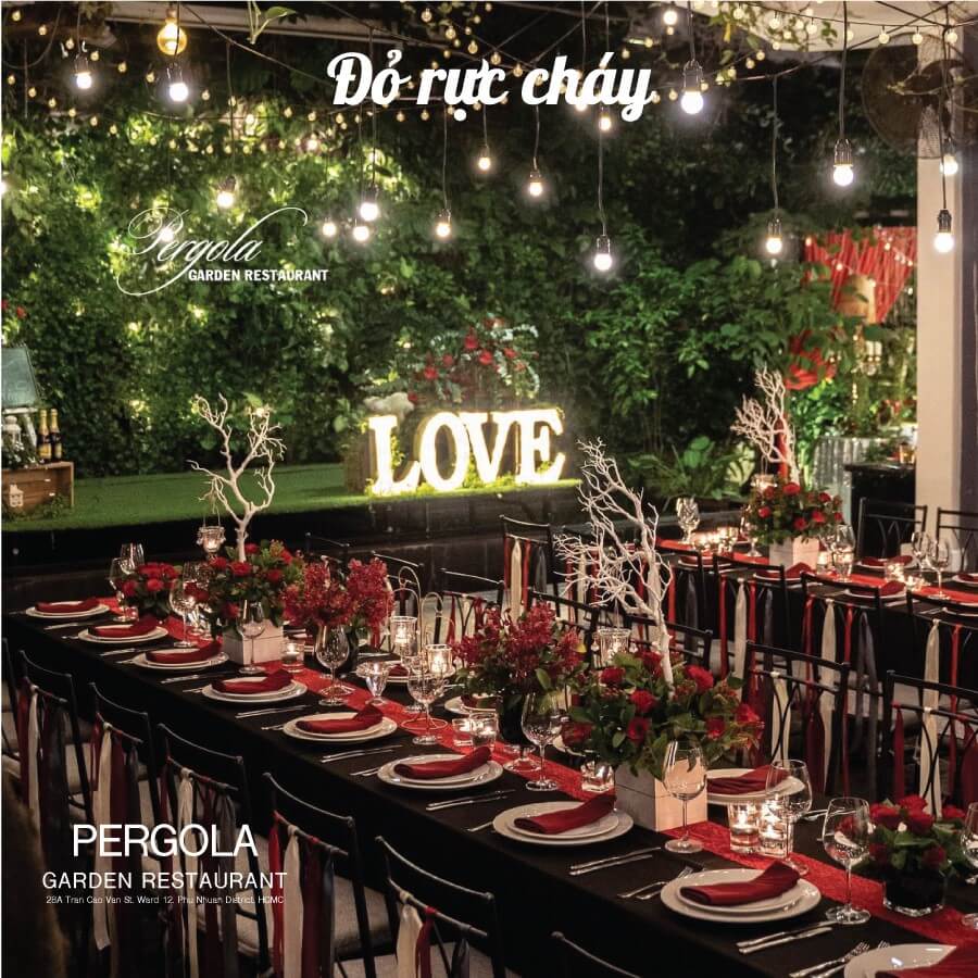 Nhà Hàng Tiệc Cưới Ngoài Trời Pergola Marry