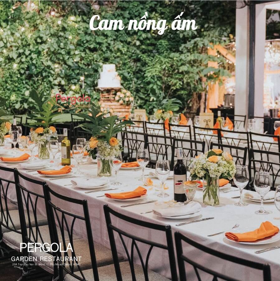Nhà Hàng Tiệc Cưới Ngoài Trời Pergola Marry