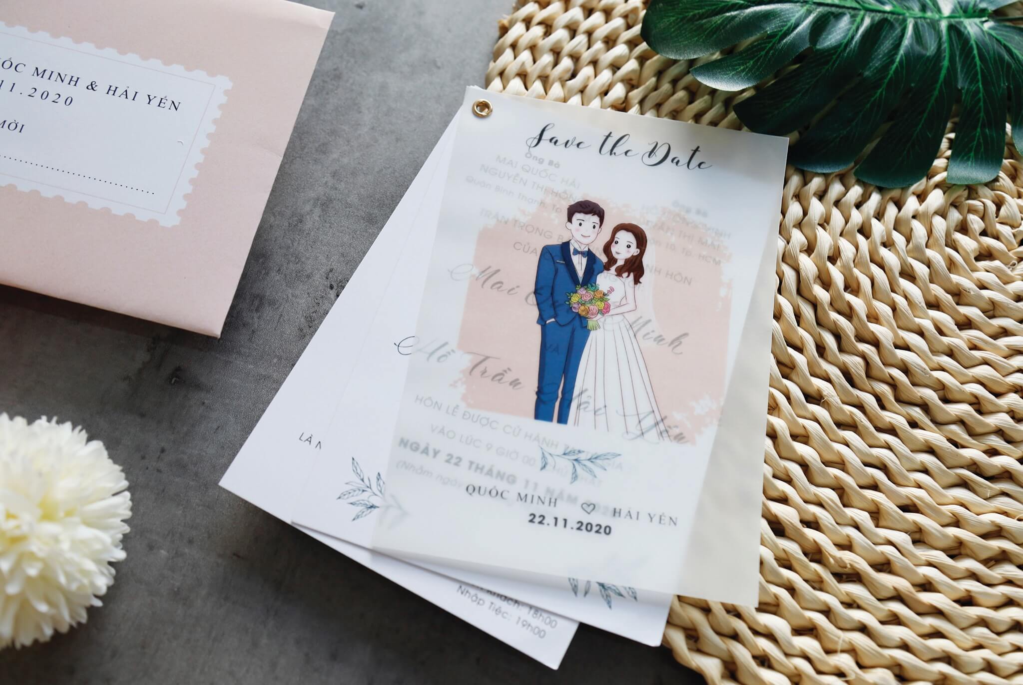 Thiệp cưới Chất Marry