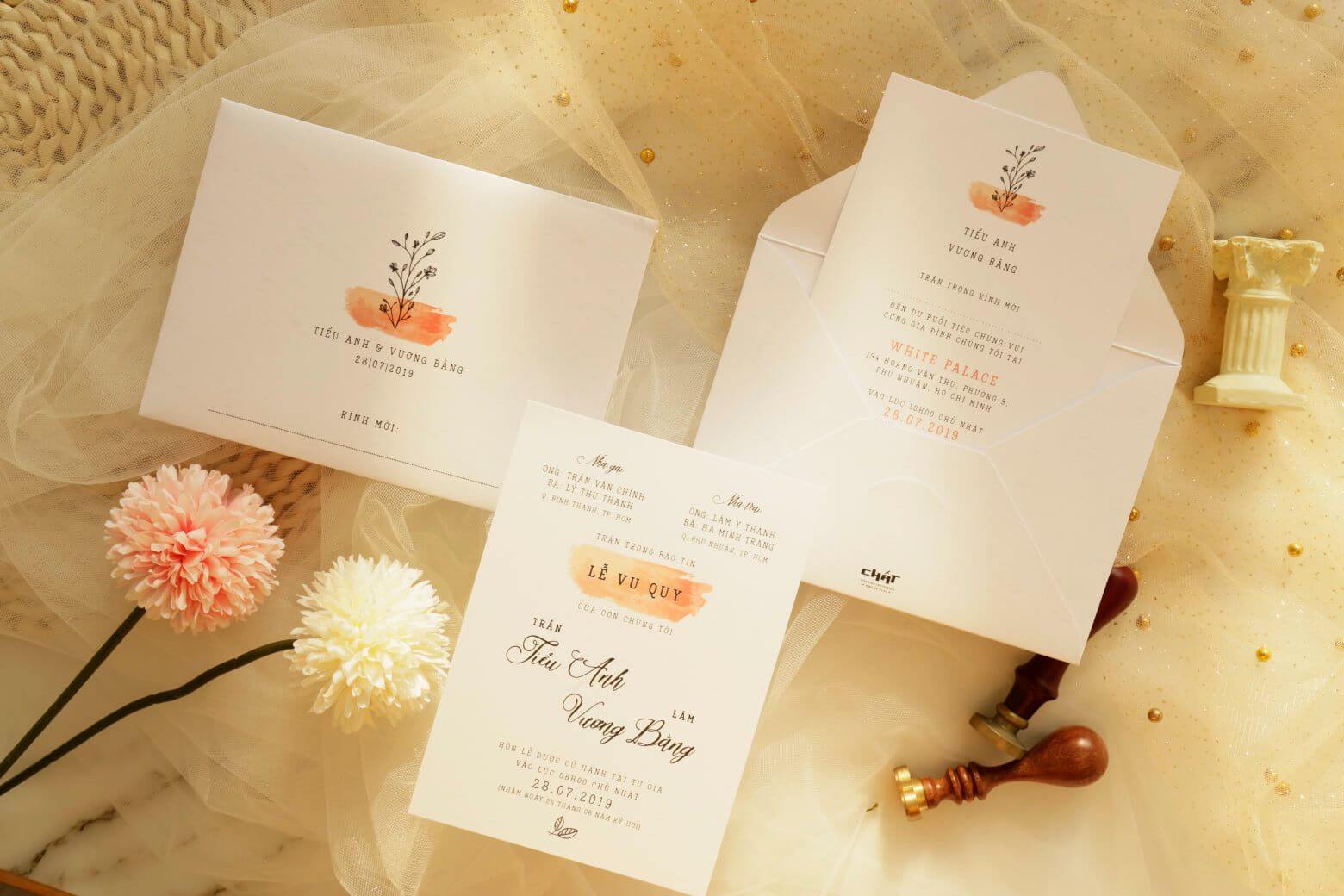 Thiệp cưới Chất Marry