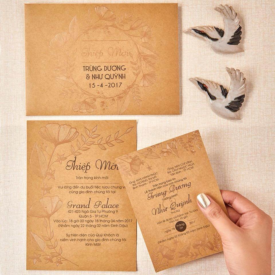 Thiệp cưới QUANG HƯNG Marry