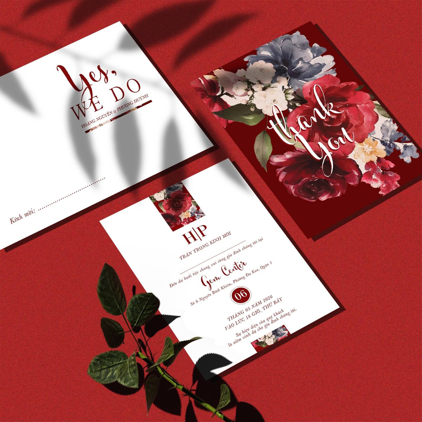 Thiệp cưới The Simple Marry