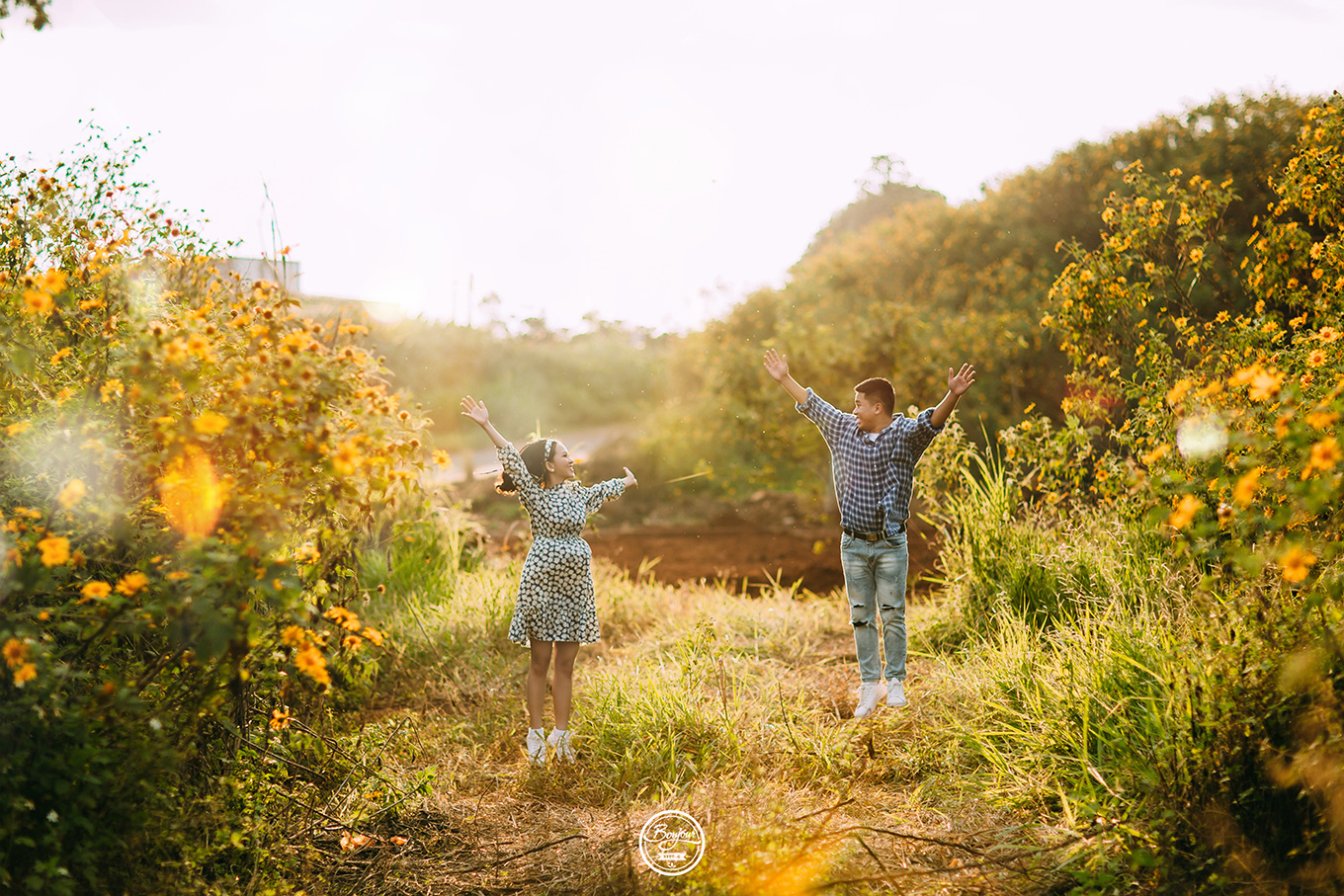 Chụp cưới ngoại cảnh Đà Lạt Marry