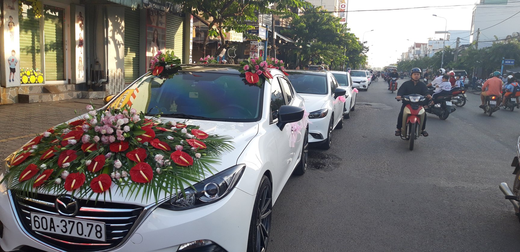 xe hoa thảo trang Marry