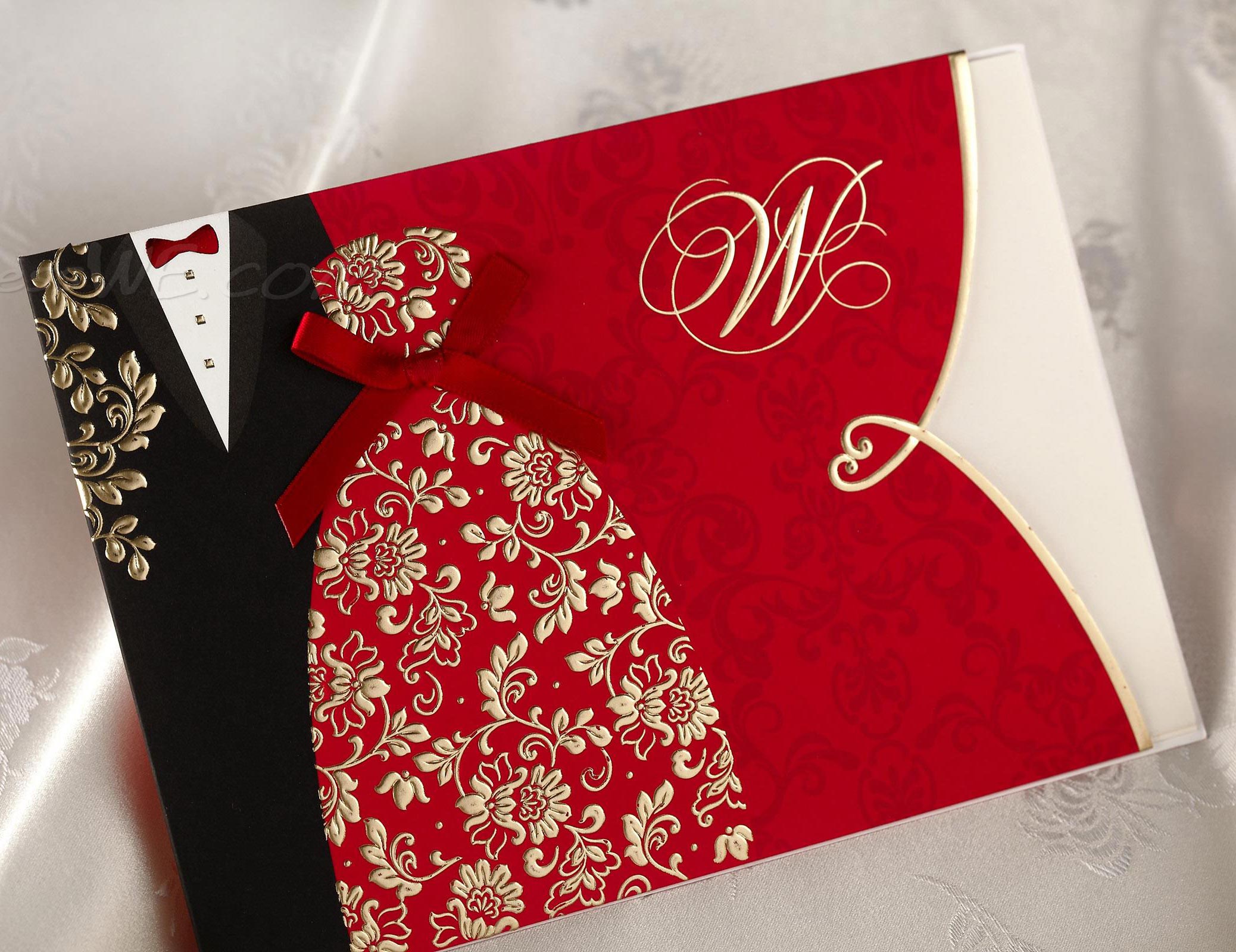 Marry Blog  Thiệp cưới màu đỏ họa tiết hoa mai cắt laser