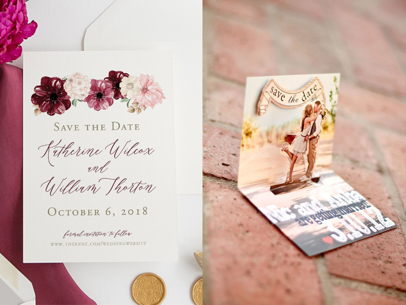 Marry Blog :: Thiệp Save The Date Giống Hay Khác Thiệp Mời Cưới?