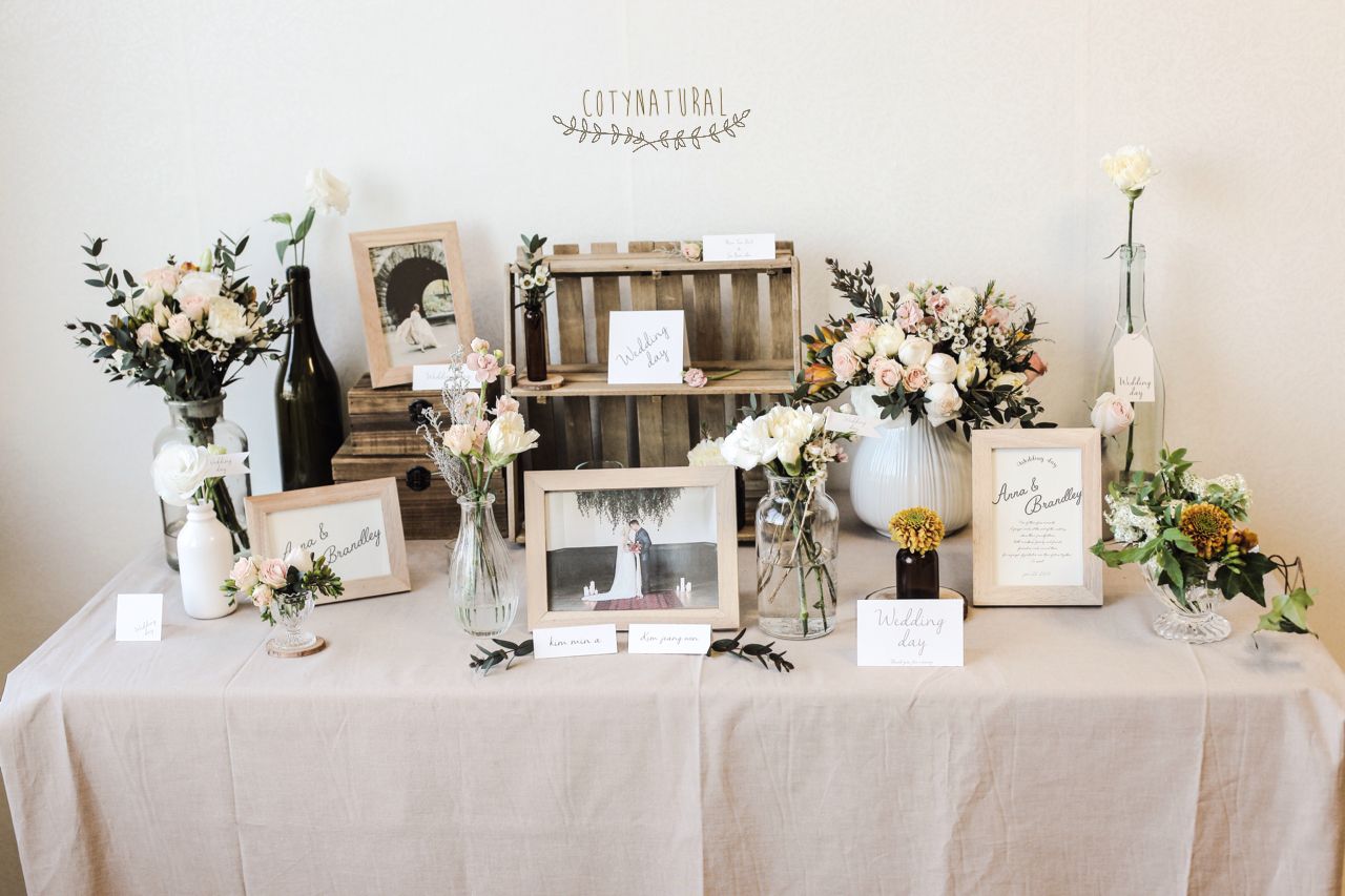Marry Blog :: Tự tay trang trí bàn cưới Gallery siêu đơn giản tại nhà Marry Blog :: Tự tay trang trí bàn cưới Gallery siêu đơn giản tại nhà