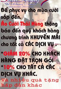 Áo Cưới Thái Hùng chuyên Chụp ảnh cưới tại Tỉnh Thừa Thiên Huế - Marry.vn