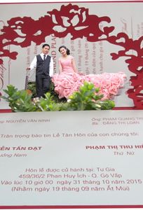 Wedding invitation - THIEPCUOIMAUMOI.COM chuyên Thiệp cưới tại Thành phố Hồ Chí Minh - Marry.vn