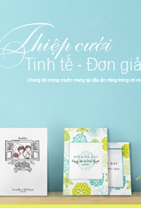 Thiệp cưới The Simple