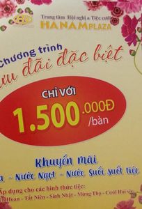 Trung Tâm Tiệc Cưới &amp; Hội Nghị Hà Nam Plaza chuyên Nhà hàng tiệc cưới tại Tỉnh Bình Dương - Marry.vn