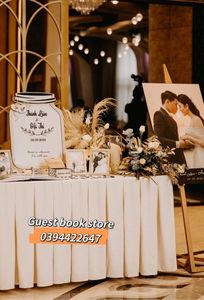 Tranh Ký Tên Tiệc Cưới -Hộp Thả Tim Cưới-Wedding Guest Book chuyên Nghi thức lễ cưới tại Thành phố Hồ Chí Minh - Marry.vn