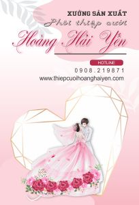 Phôi thiệp cưới Hoàng Hải Yến chuyên Thiệp cưới tại Thành phố Hồ Chí Minh - Marry.vn