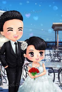 Vẽ Chibi Hình Cưới chuyên Chụp ảnh cưới tại Thành phố Hồ Chí Minh - Marry.vn