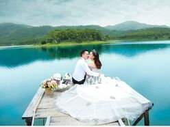 Chụp ảnh cưới tại Hồ Yên Trung - Tuần Châu, cặp đôi Chuẩn &amp; Thương - Ảnh viện Hải Phòng Cưới