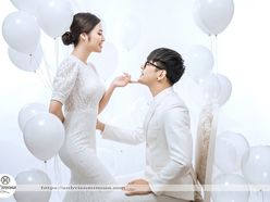 Album ảnh cưới concept bóng bay - Mimosa Wedding