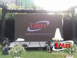 Cho thuê màn hình led tiệc cưới - Màn Hình LED TMN