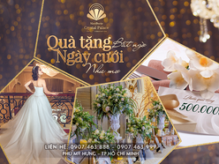 Tặng váy cưới cao cấp Vera Wang - Nicole Spone - Rosa Clará - MerPerle Crystal Palace Hotel - Convention