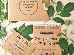 Thiệp cưới Rustic- Xu hướng 2018 - Lubi Wedding Paper