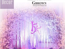 Trang trí cưới tone hồng-tím - GBrown Flower