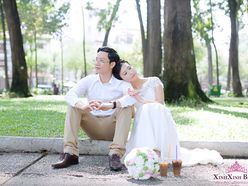 Album hình cưới chụp ngoại cảnh Sài Gòn - Áo Cưới Xinh Xinh