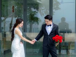 Ảnh cưới chụp phong cách Hàn Quốc  - Kens make up cô dâu