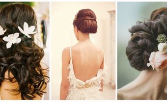 5 kiểu tóc cưới tuyệt đẹp cho cô dâu 2013 - Blog Marry
