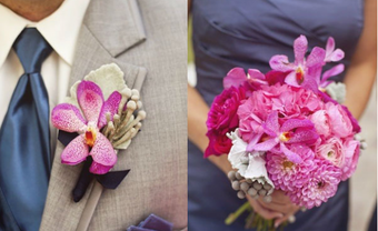 Hoa cài áo ấn tượng cho chú rể - Blog Marry
