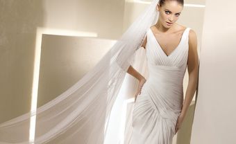 Mặt tiền mặt hậu chiếc váy cưới  - Blog Marry
