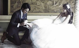 Mẫu áo cưới đẹp của các sao Hàn - Blog Marry