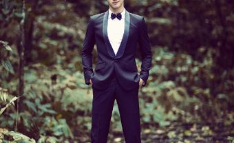 Vest cưới đen với màu xanh cổ vịt - Blog Marry