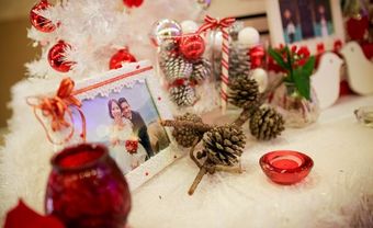 Đám cưới mùa Giáng sinh rực rỡ màu sắc - Blog Marry