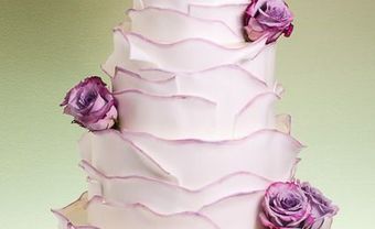 Bánh cưới theo kiểu bông hoa hồng - Blog Marry