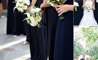 Váy phụ dâu màu đen cúp ngực đẹp - Blog Marry