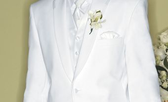 Vest chú rể màu trắng, cổ điển - Blog Marry