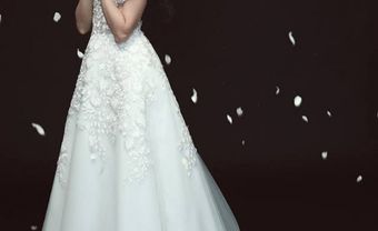 Áo cưới chữ A đuôi dài kết ren tinh xảo - Blog Marry