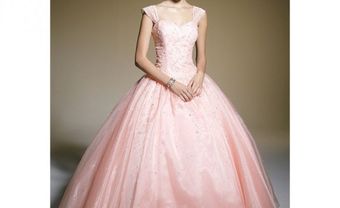 Áo cưới màu hồng dáng bồng bềnh cổ điển - Blog Marry