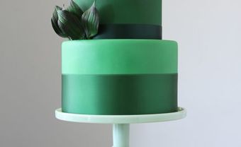 Bánh cưới màu xanh lá độc đáo - Blog Marry