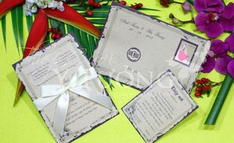 Thiệp cưới đẹp hình phong thư biến tấu lạ mắt - Blog Marry